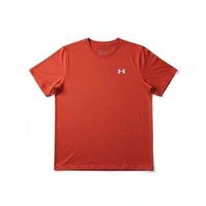 Under Armour HeatGear Loose Fit Performance Short Sleeve T-Shirt Red Men's XL
